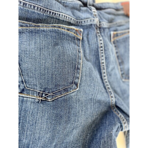 WORN Jeans Mens 38x34 Straight Leg Medium-wash Agedenim - Picture 5 of 10